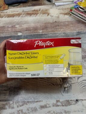 Playtex Nurser Drop-Ins Bottle 8-10 oz 100 Liners new Baby